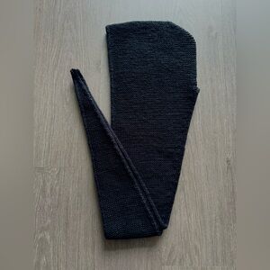 Handmade Knitted Hood/Scarf - Black color